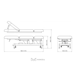 Electric physiotherapy bed EMERY SPLIT E1