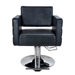 Kadeřnické křeslo PERLA - lesklá černá