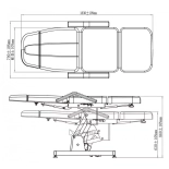 Electric cosmetic bed MODERA E1