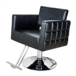 Kadeřnické křeslo PERLA - lesklá černá