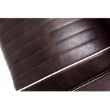 Wartecouch GRECO - glänzend braun schwarz