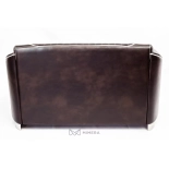 Wartecouch GRECO - glänzend braun schwarz