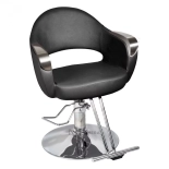 Kadeřnické křeslo LANA - matná černá