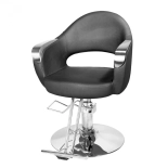 Kadeřnické křeslo LANA - matná černá