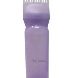 Aplikátor s hřebenem na barvení vlasů - fialová