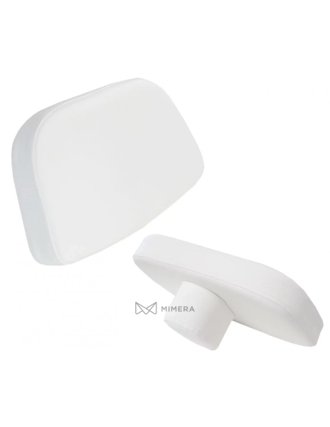 Headrest for massage beds - white