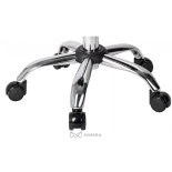 Base with black wheels