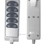 Hand controller for E4 treatment beds with heating (4 motor)