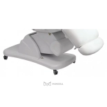 Swivel twin caster with brake