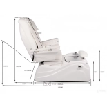 SPA pedicure chair NEPTUN E2 - white
