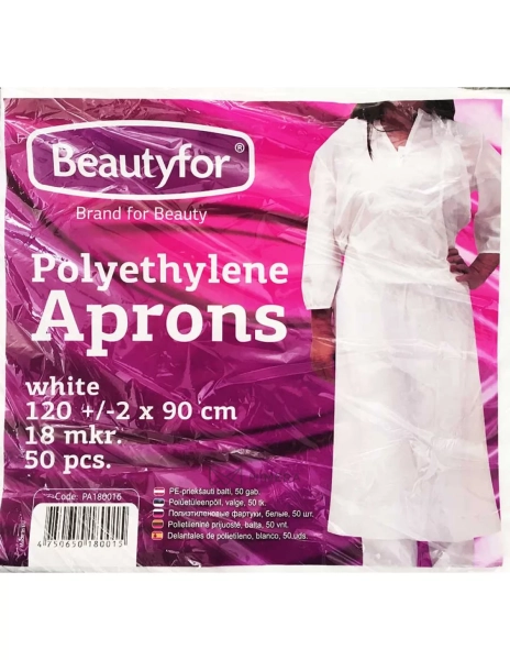Disposable premium polyethylene aprons 90x120 (50pcs.)