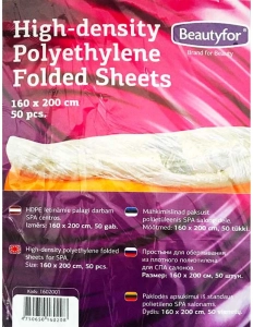 High-density foil for body wraps 160x200cm - 50pcs