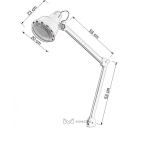 Infrared Heat Lamp RODA-T with clamp