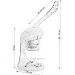 Tragbarer Gesichtsdampfer SOLY