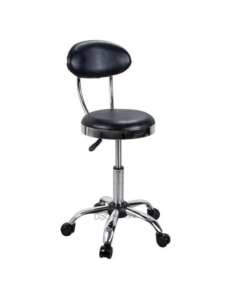 Hairdresser chair CAMDEN - matt black