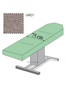 Protective cover for beds - 75 cm - grey