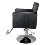 Kadeřnické křeslo NOVA - lesklá černá