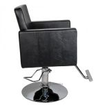 Kadeřnické křeslo NOVA - lesklá černá