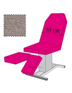 Pokrowiec ochronny (zestaw 3szt.) na fotel do pedicure - 65 cm - szary