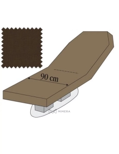 Protective cover for beds, 205x90cm - brown