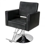 Kadeřnické křeslo NOVA - lesklá černá