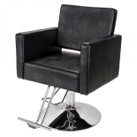 Kadeřnické křeslo NOVA - lesklá černá
