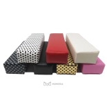 Leather nail art column cushion – white