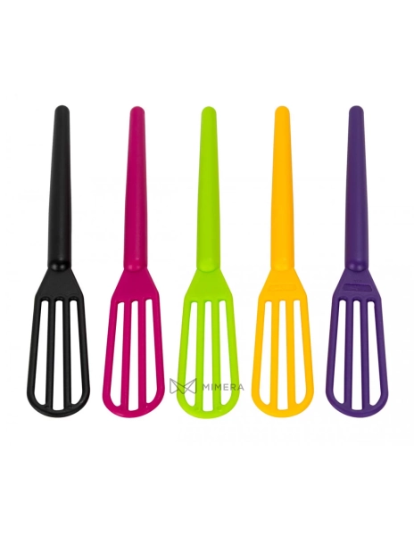 Plastic hair color dye stirrer (10 pcs.) - dark pink