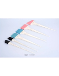 Silicone hair dyeing brush (6 pcs. Set) – white