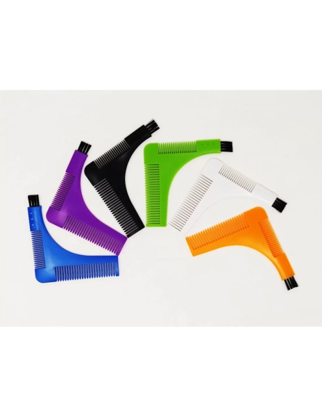 Beard shaper comb - white