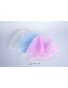 Silicone cap for hair coloring - white