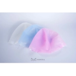 Silikonová čepička na barvení vlasů - bílá