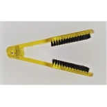 Kefa na vyrovnávanie vlasov - žltá