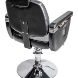 Kadeřnické křeslo ELVIS - lesklá černá