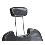 Kadeřnické křeslo ELVIS - lesklá černá