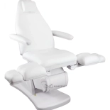 Electric Pedicure/Podology chair BARON E3 - white, Medical grade PVC