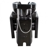 Shampoo chair LORA - shiny black