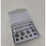 Spare heads for dermabrasion with holders