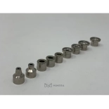 Spare heads for dermabrasion with holders