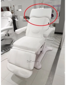 Náhradní opěrka hlavy lehátka NICO - ŠIROKÁ