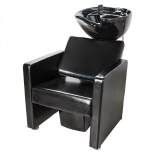 Shampoo chair LORA - shiny black