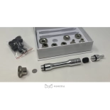 Spare heads for dermabrasion with holders