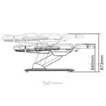 Electric cosmetic bed ZAHRA E4