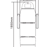 Electric cosmetic bed ZAHRA E4