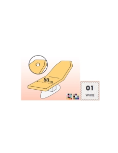 Protective cover for beds with hole - 80 cm - white