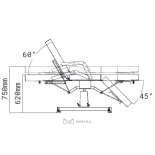 Hydraulic cosmetic bed KELU