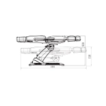 Kosmetikliege elektrisch RAMON DELUX PLUS E4 - drehbar mit der Heizung