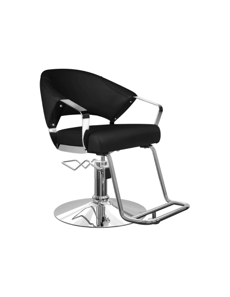 Kadeřnické křeslo JANE - matná černá