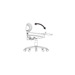 Cosmetic chair ELAR - white