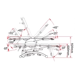 Fyzioterapeutické lehátko elektrické ABEL E3